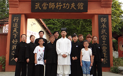 重庆太极拳友来馆学习交流