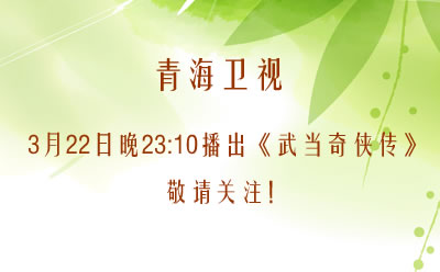 3月22日晚23:10播出《武当奇侠传》