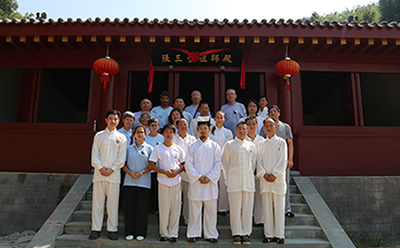 美国加州同心太极学员来馆学习