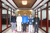 武汉体育学院武当山国际武术学院领导来馆访问