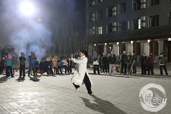 学员表演龙华拳