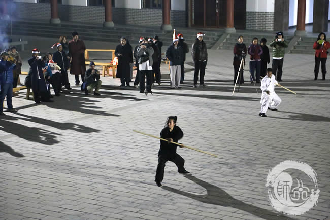 精彩太极棍表演