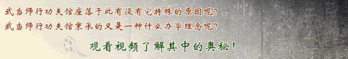 武当师行功夫馆视频介绍
