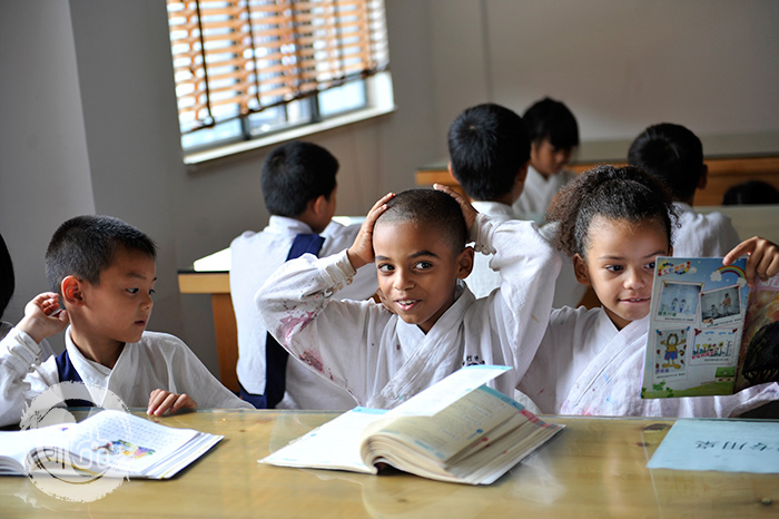 长江日报来师行武馆采访