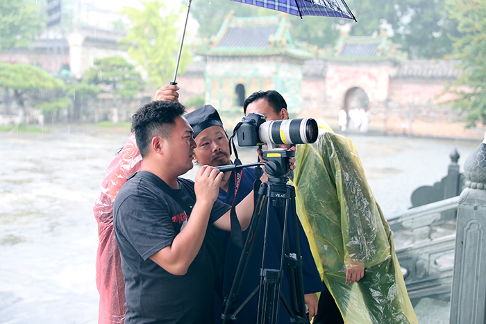 师行武馆参与央视《魅力中国城》节目拍摄