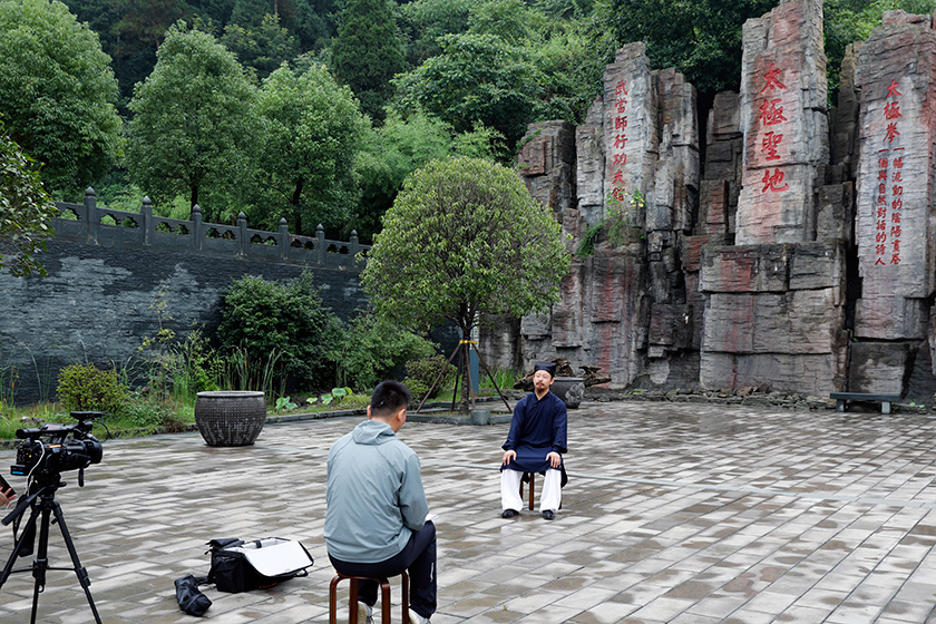 助力武当369，新浪媒体来馆采访报道