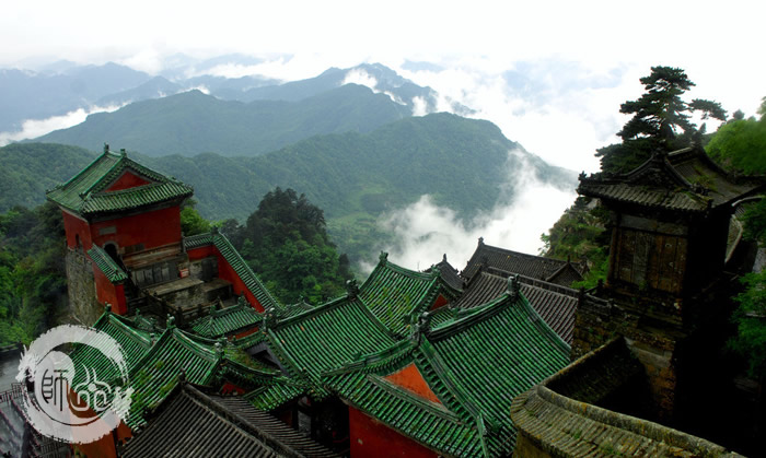 迷人的春季 和武当山来一次亲密约会