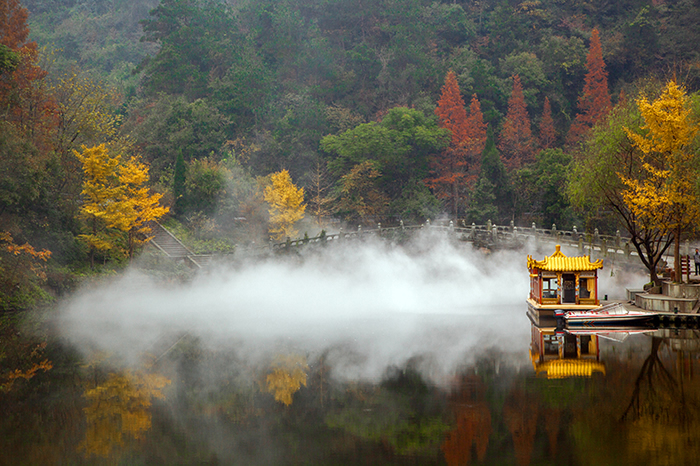 唯美景色!开始期待武当山的秋季
