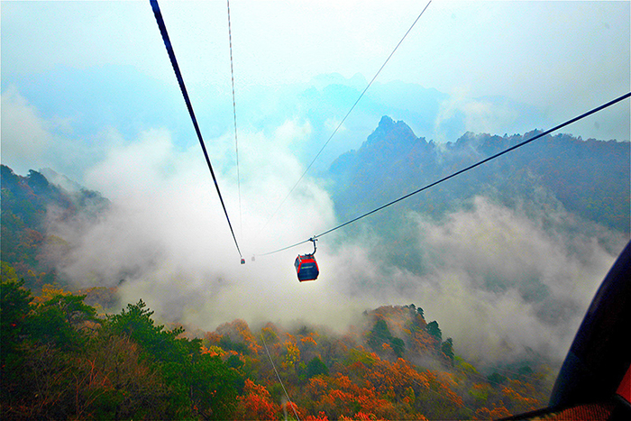唯美景色!开始期待武当山的秋季