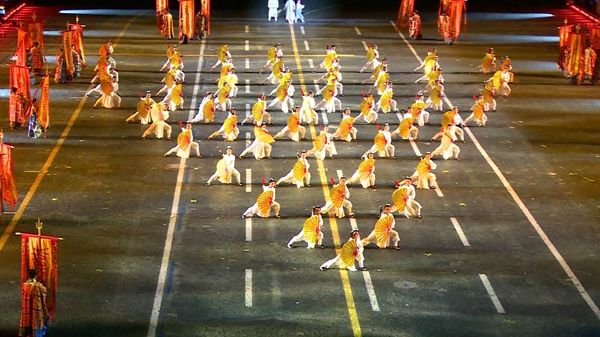 应邀参加2017俄罗斯国际军乐节 武当武术表演团惊艳红场