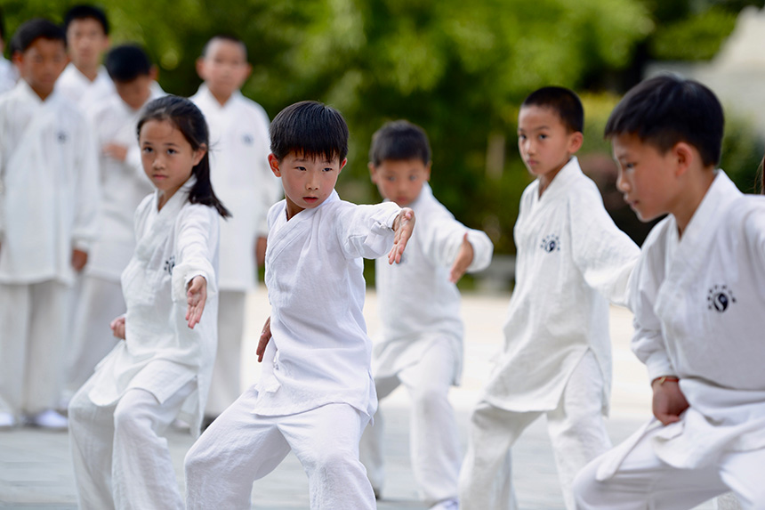 武当武术夏令营亲子班第一期结业典礼
