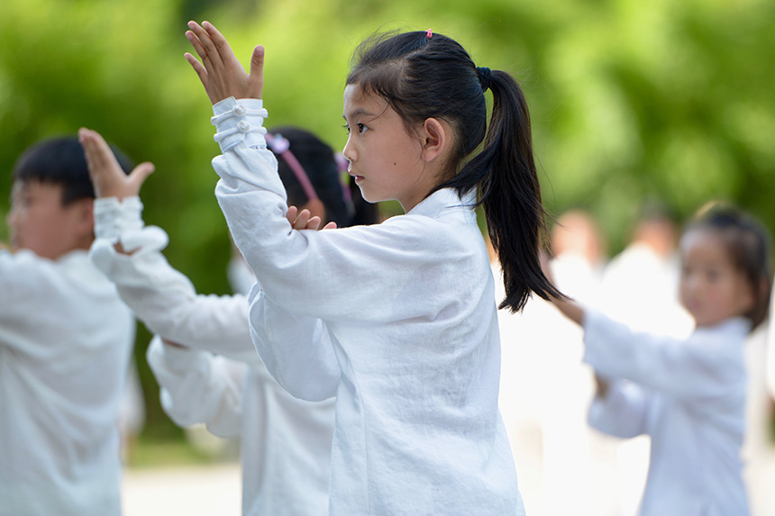 武当武术夏令营亲子班第一期结业典礼