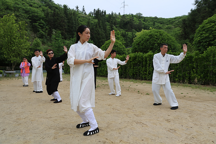 形似游龙坐如虎踞武当八卦掌
